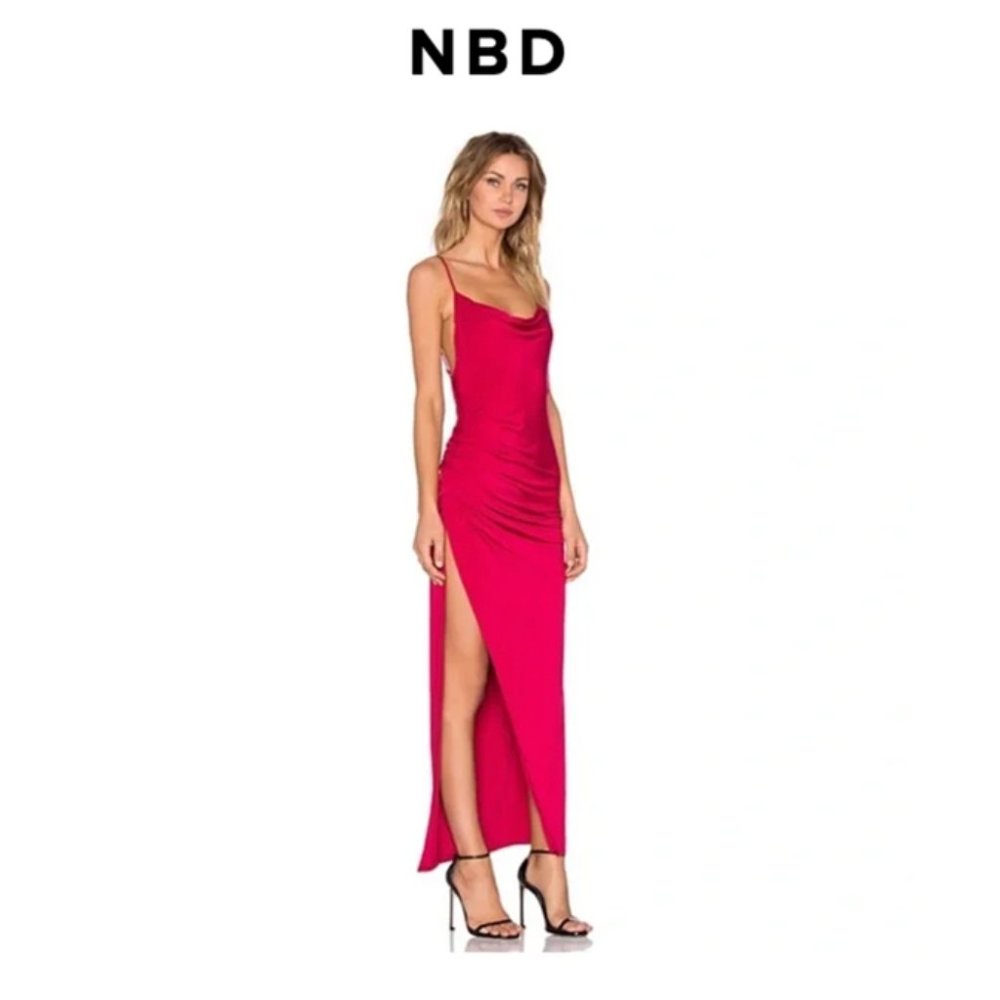 NBD Take It All Maxi Dress, Size XS